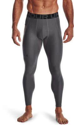 Mens Under Armour Charged Compression Leggings Grey Size XL